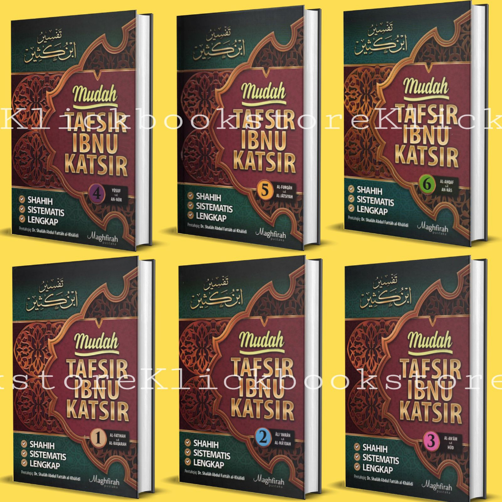 Hardcover Easy Book TAFSIR IBNU KATSIR - Complete TAFSIR IBNU KATSIR ...