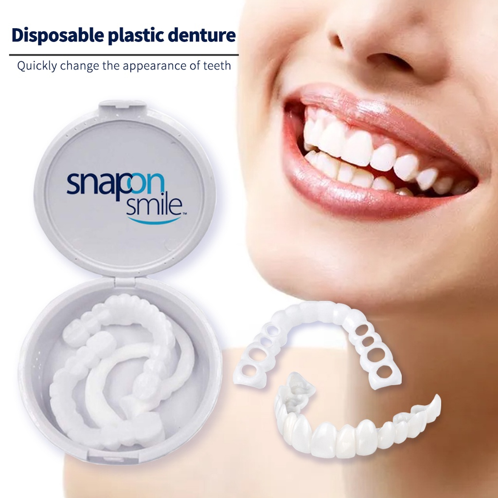 Snap On Smile 100% Original 1 Set Up And Down | Shopee Malaysia