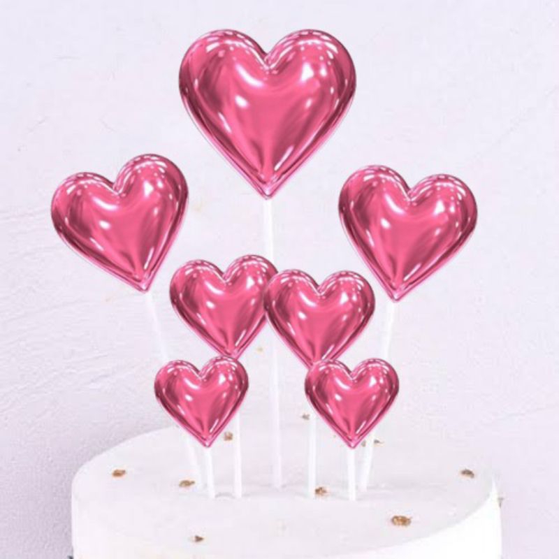 Take My Hand Heart Cake Topper - 5 3/4