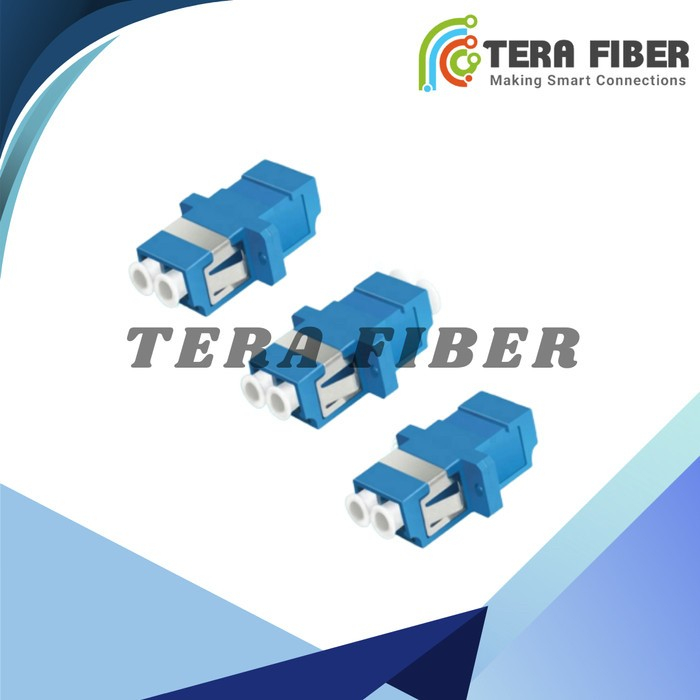 Lc-lc/upc Fiber Optic Adapter Connector Duplex Single Mode | Shopee ...