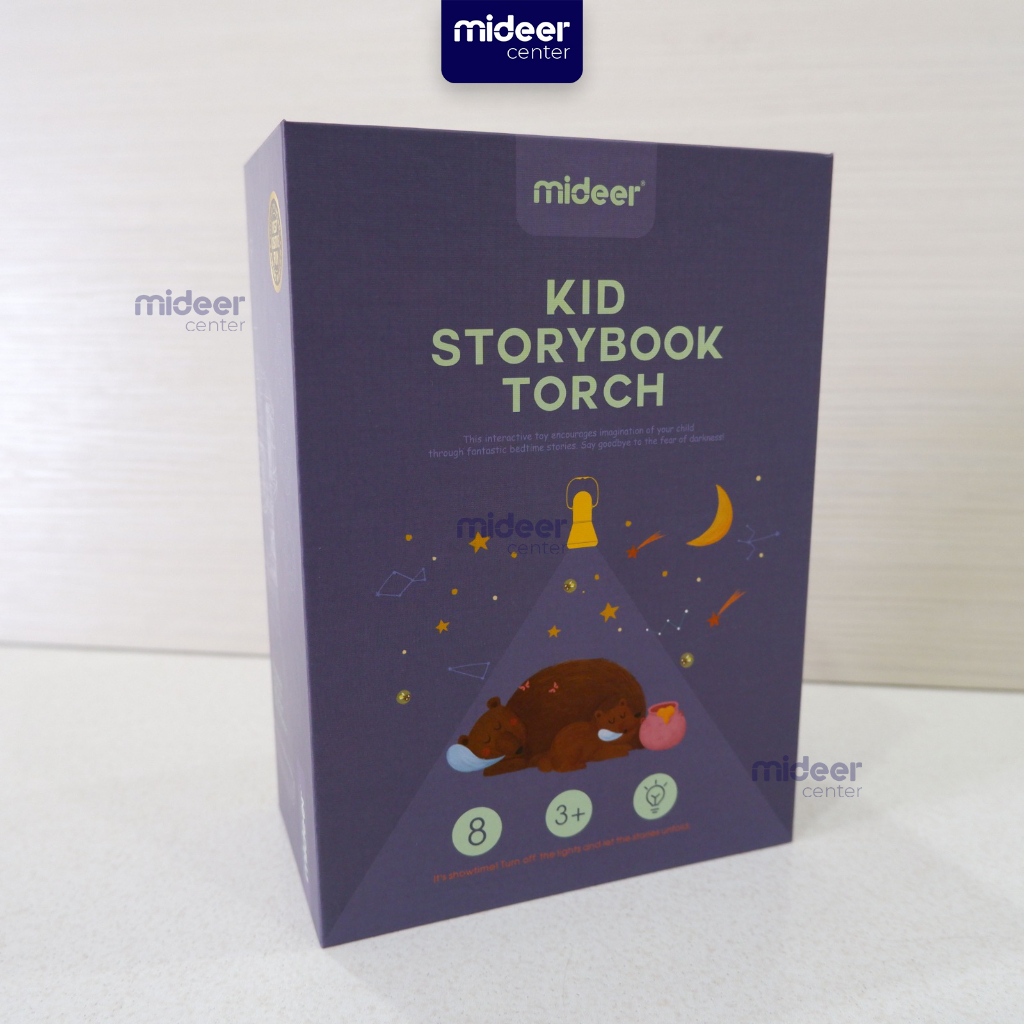 Mideer Children's Story Book Flashlight Model Storybook Projector Story