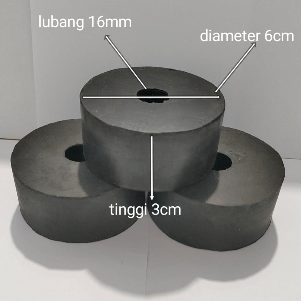 MESIN Cabin Rubber Engine Mounting Rubber 3x6 AC Mounting Rubber Engine ...