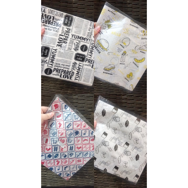 Rice, kebab, burger 100 lbr Wrapping PaperFROZEN FOOD Plastic Gallery