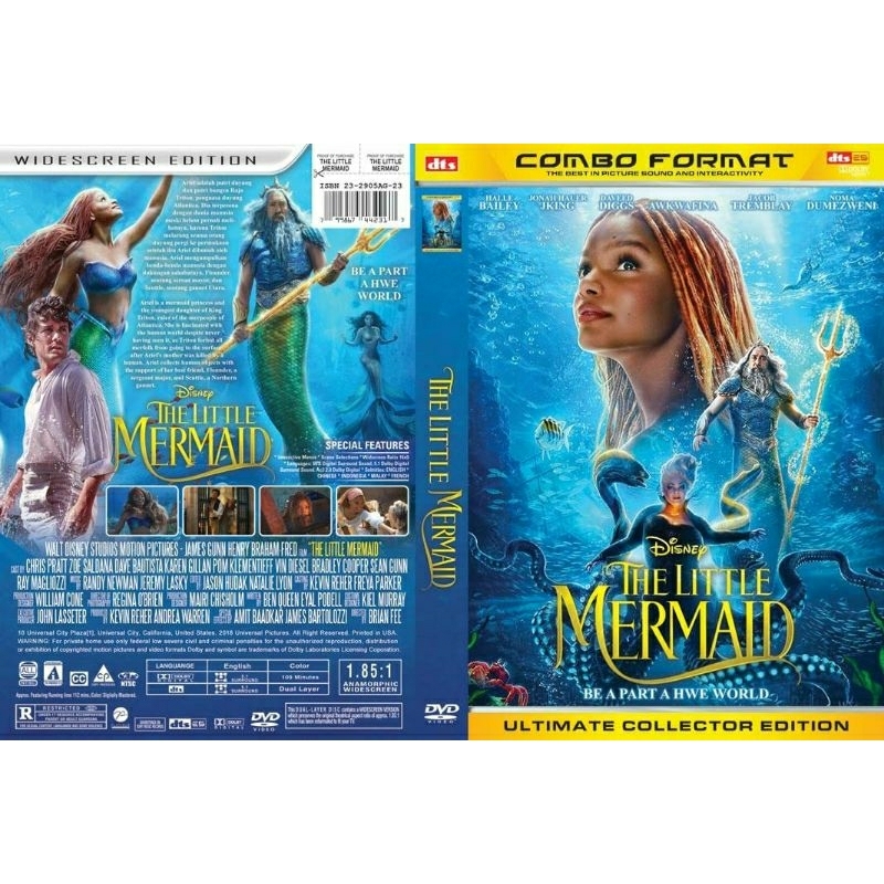 The LITTLE MERMAID 2023 DVD | Shopee Malaysia