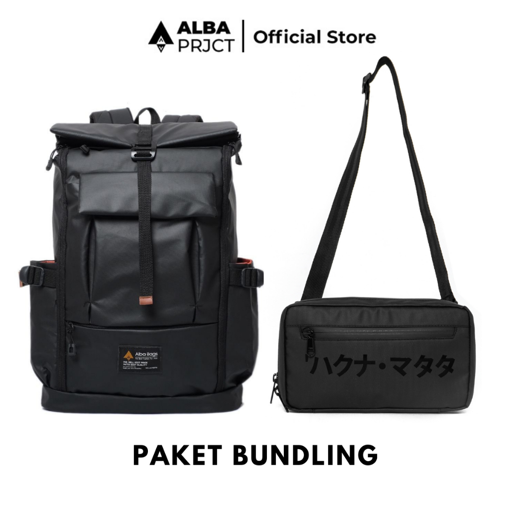 Alba PROJECT | Bundling PACKAGE (VERS BACKPACK + SAGA HANDBAG) | Shopee ...