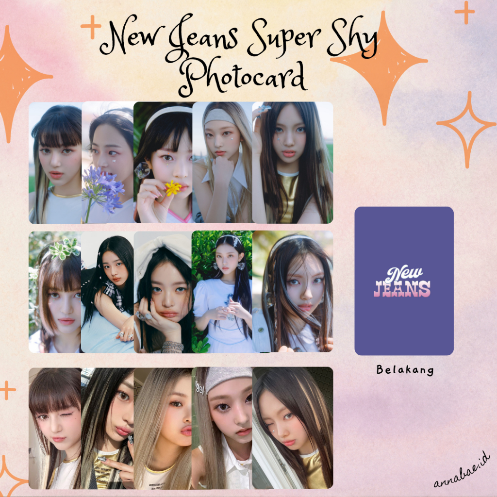 New Jeans Photocard Super Shy | Shopee Malaysia