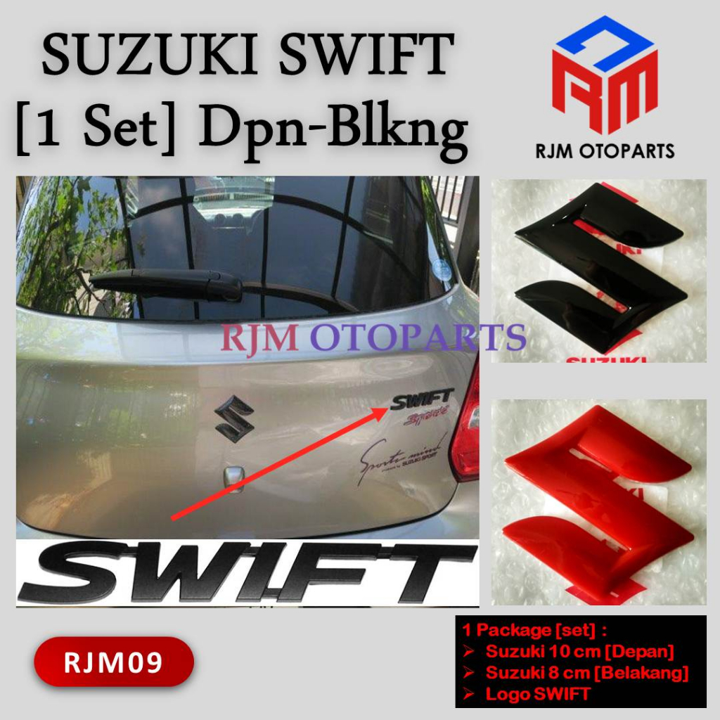 Suzuki SWIFT EMBLEM SET, 8CM, 10CM, SWIFT EMBLEM LOGO 09 | Shopee Malaysia