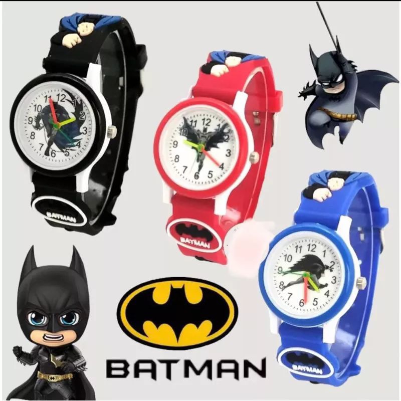 Batman UMR 1/7 Embossed Children's Watch Rubber Strap | Shopee Malaysia