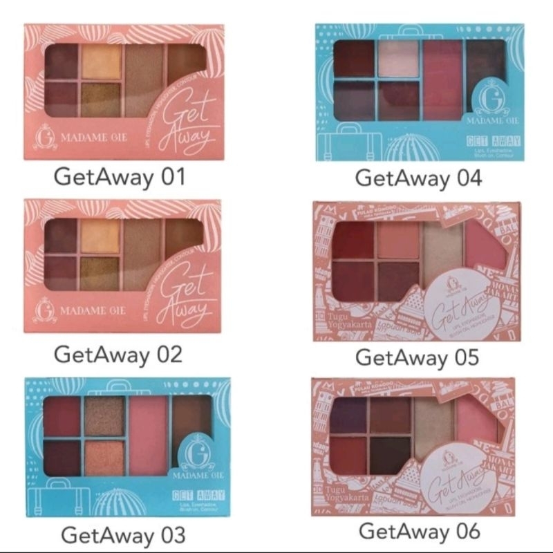 Madam Gie Get Away Make Up Palette Shopee Malaysia