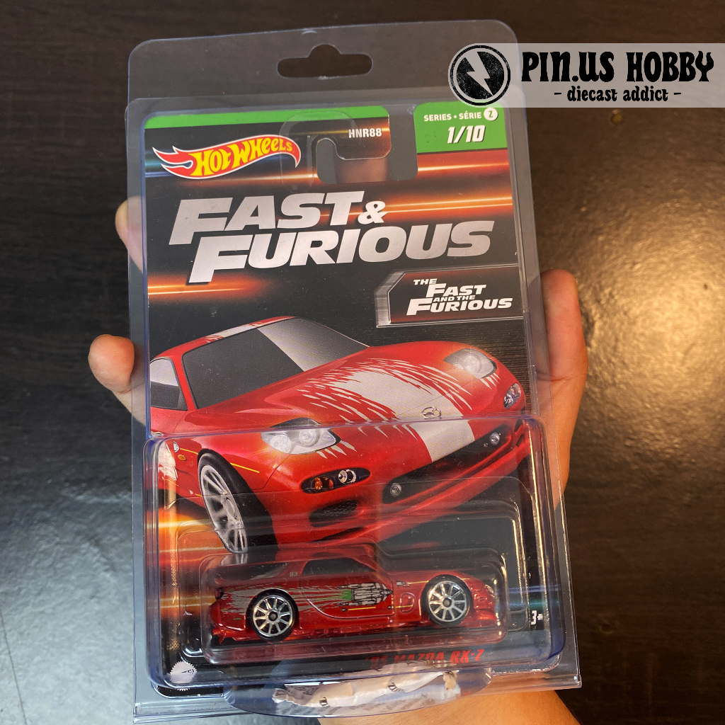 Merah Hot Wheels 95 Mazda Rx 7 Fast And Furious Wave 2 Original Hot Wheels By Mattel Diecast 1