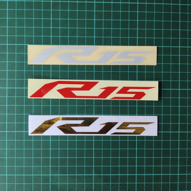 Yamaha R15 logo Cutting Sticker Shopee Malaysia