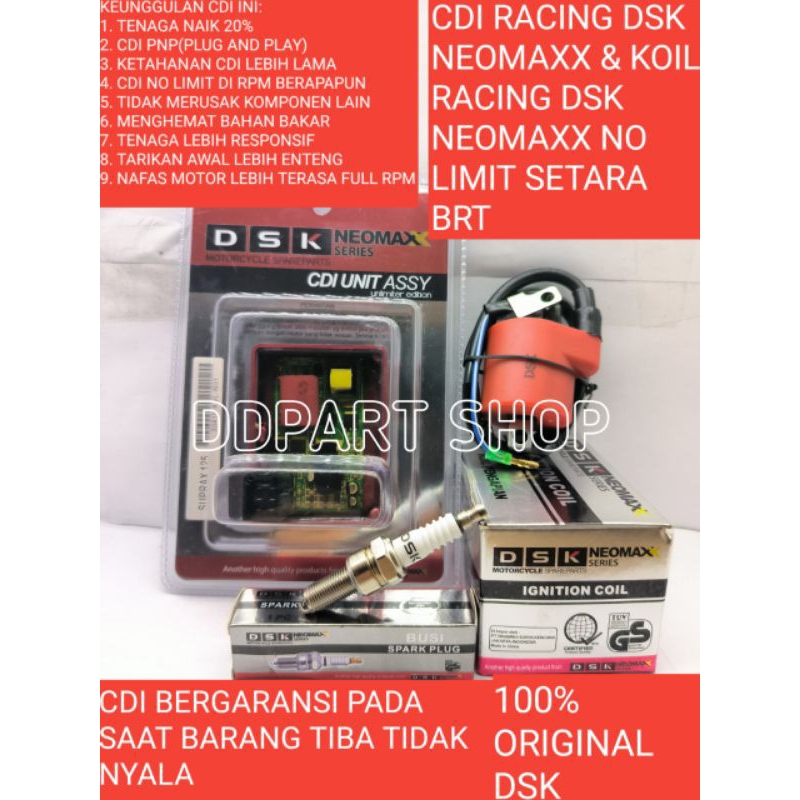 CDI DSK UNLIMER & COIL RACING DSK HONDA SUPRA X125 KARISMA SUPRA X 125 ...