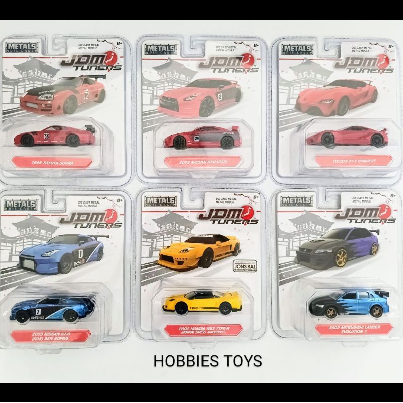 Metals Diecast Jada JDM Tuners 1 55 HONDA TOYOTA NISSAN MITSUBISHI ACURA Shopee Malaysia