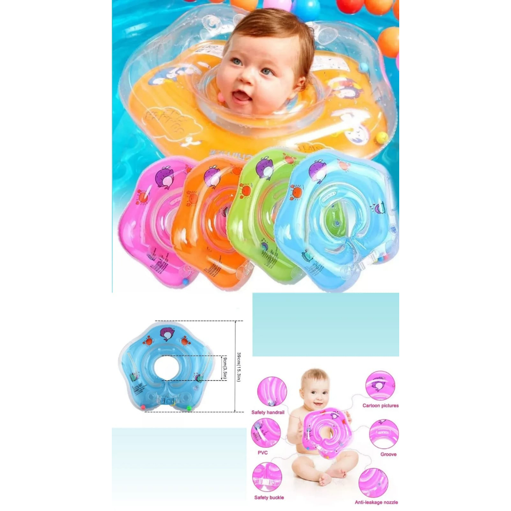Baby Neck Ring/Baby Neck Float/Neck Swimming Ban/Baby Neck Ban Shopee