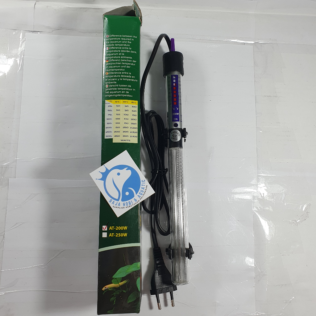Atman HEATER 200W WATT AQUARIUM AQUARIUM Water HEATER Shopee Malaysia