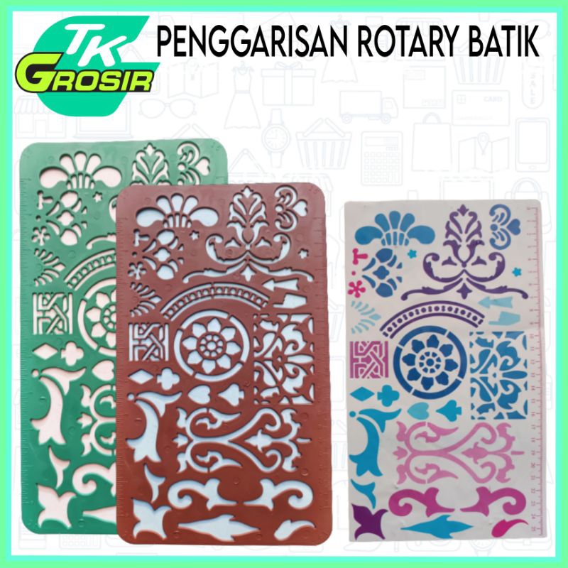 Batik rotary lines/rotary batik lines rotary rulers | Shopee Malaysia