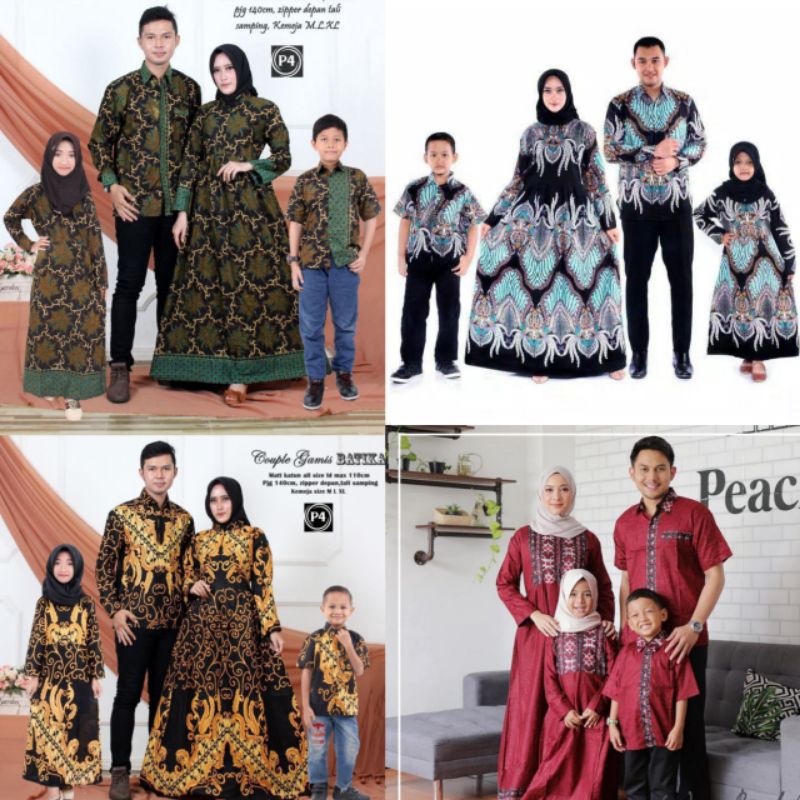 Batik Couple Family Father Mother Son Jumbo Size | Shopee Malaysia