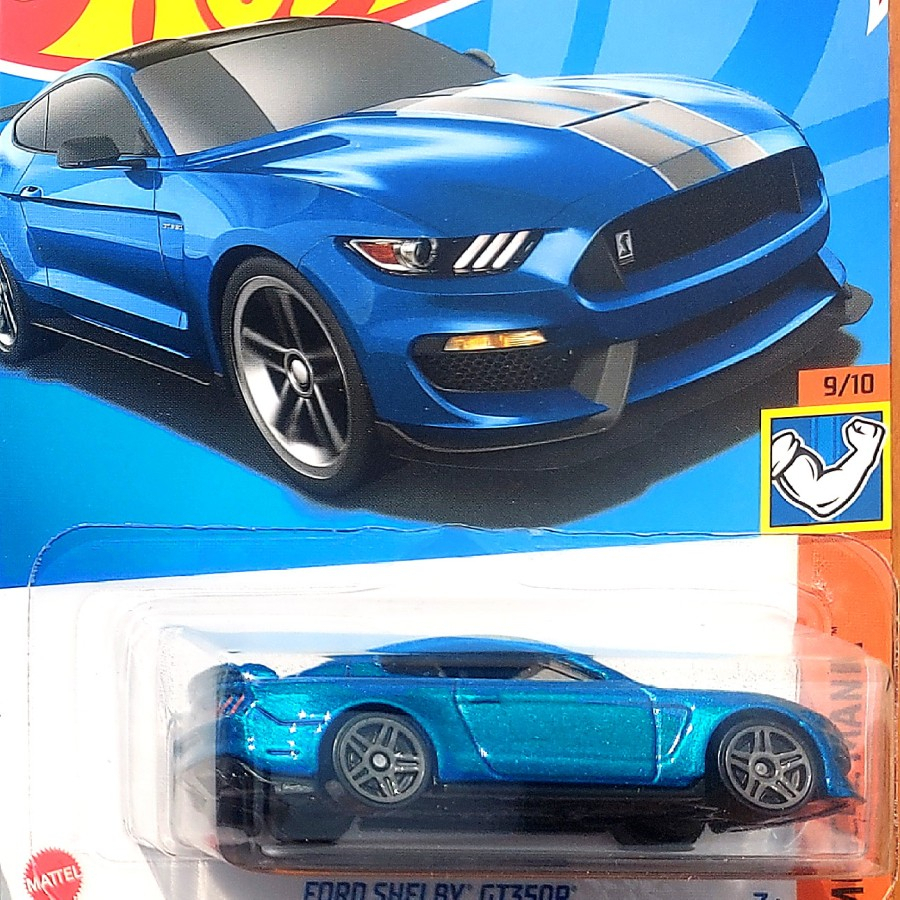 Hotwheels Ford Shelby Gt350r 2022 Blue - Mustang Mach 