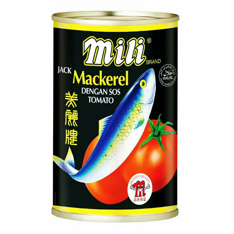 Mili Sardines Tomato Sauce 425gr Milli Jack Mackerel Fish In Tomato Sauce Mili Mackerel Canned