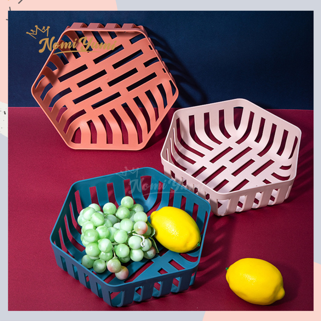 Nomiyumi Fruit And Vegetable Washing Container Plastic Multifunction Basin Many Colors