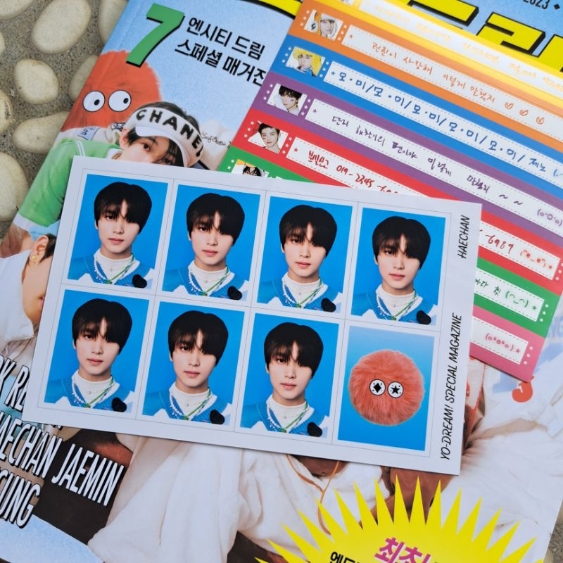 Candy yo - dream special magazine haechan id photo+sticker pen official ...