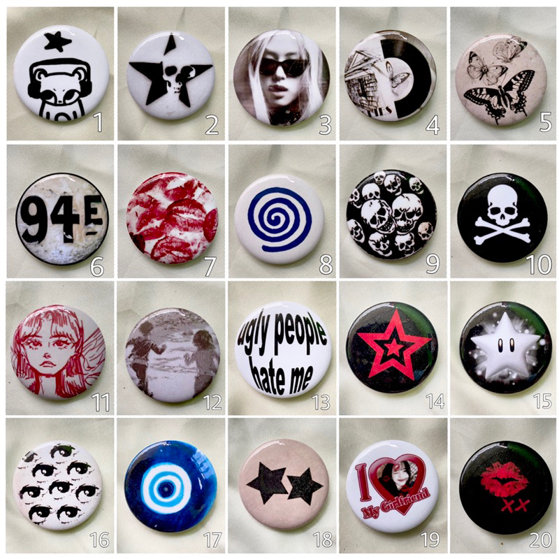 Bradburry id Pin button (44mm) || Rose,slipknot,bachira, chigiri,blast ...