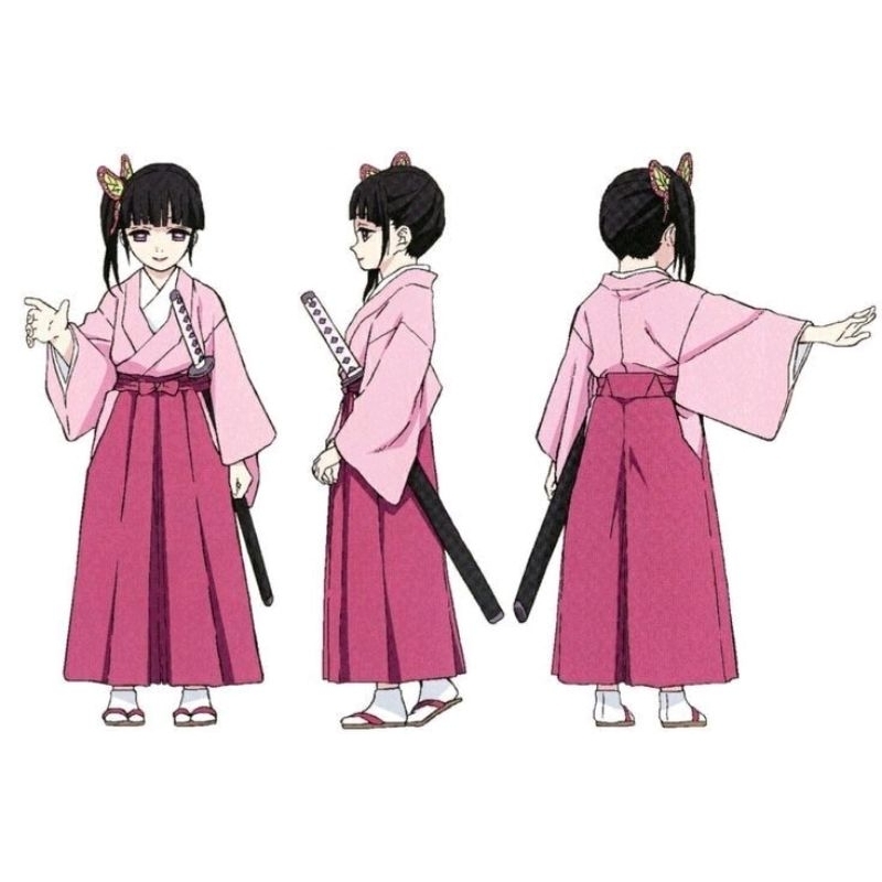 Costume kanao tsuyuri kimetsu no yaiba demon slayer hakama yukata ...