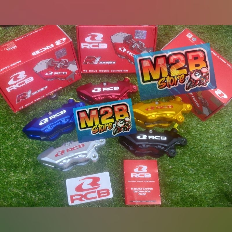 RCB R1 series Original 4P 4 Piston Universal Front Caliper | Shopee ...