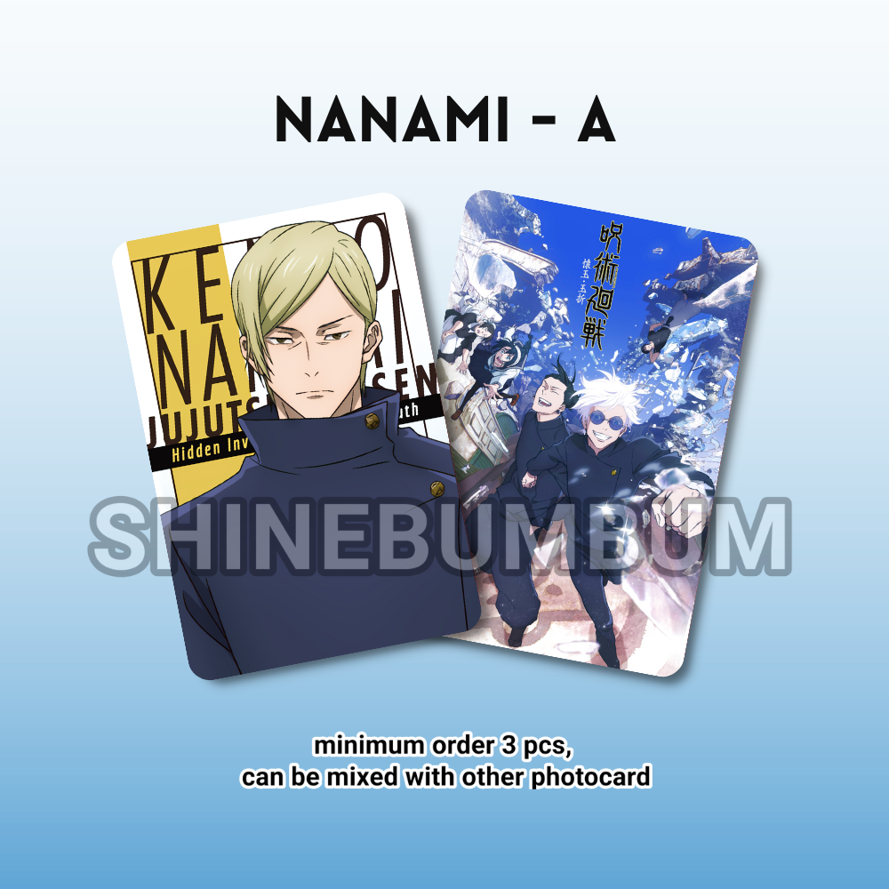 Photocard Jujutsu Kaisen Season 2 Visual Characters (2 Sides) | Shopee ...