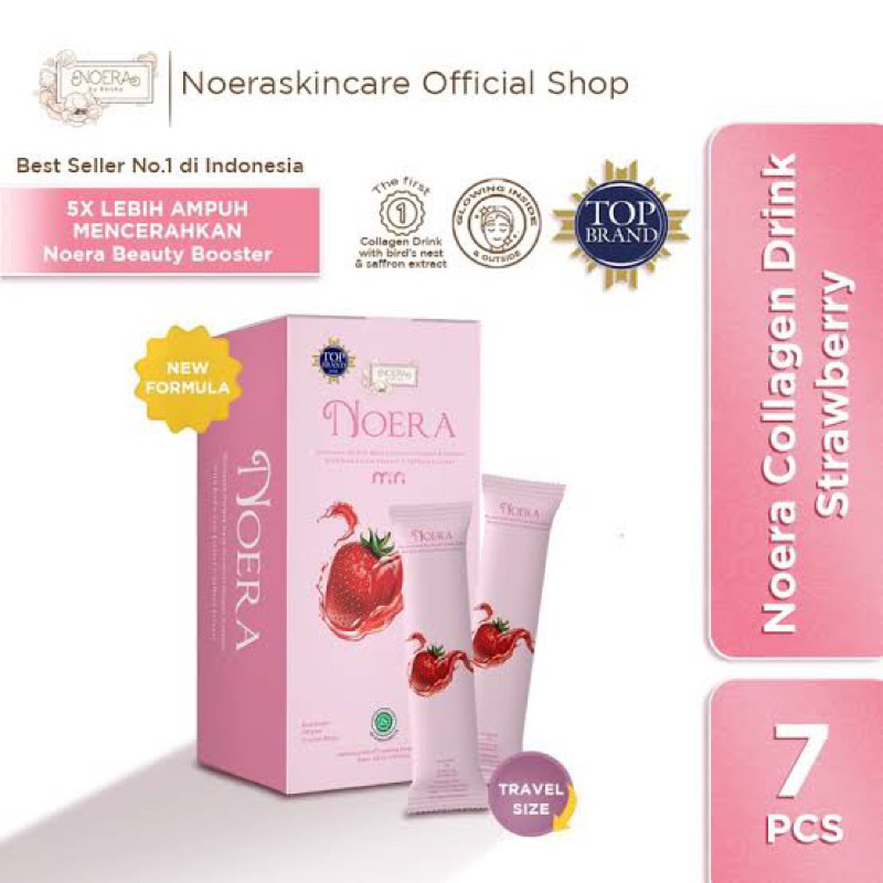 Ready Noera Collagen Drink With Birdnest And Saffron Extract Body Whitening Collagen Drink