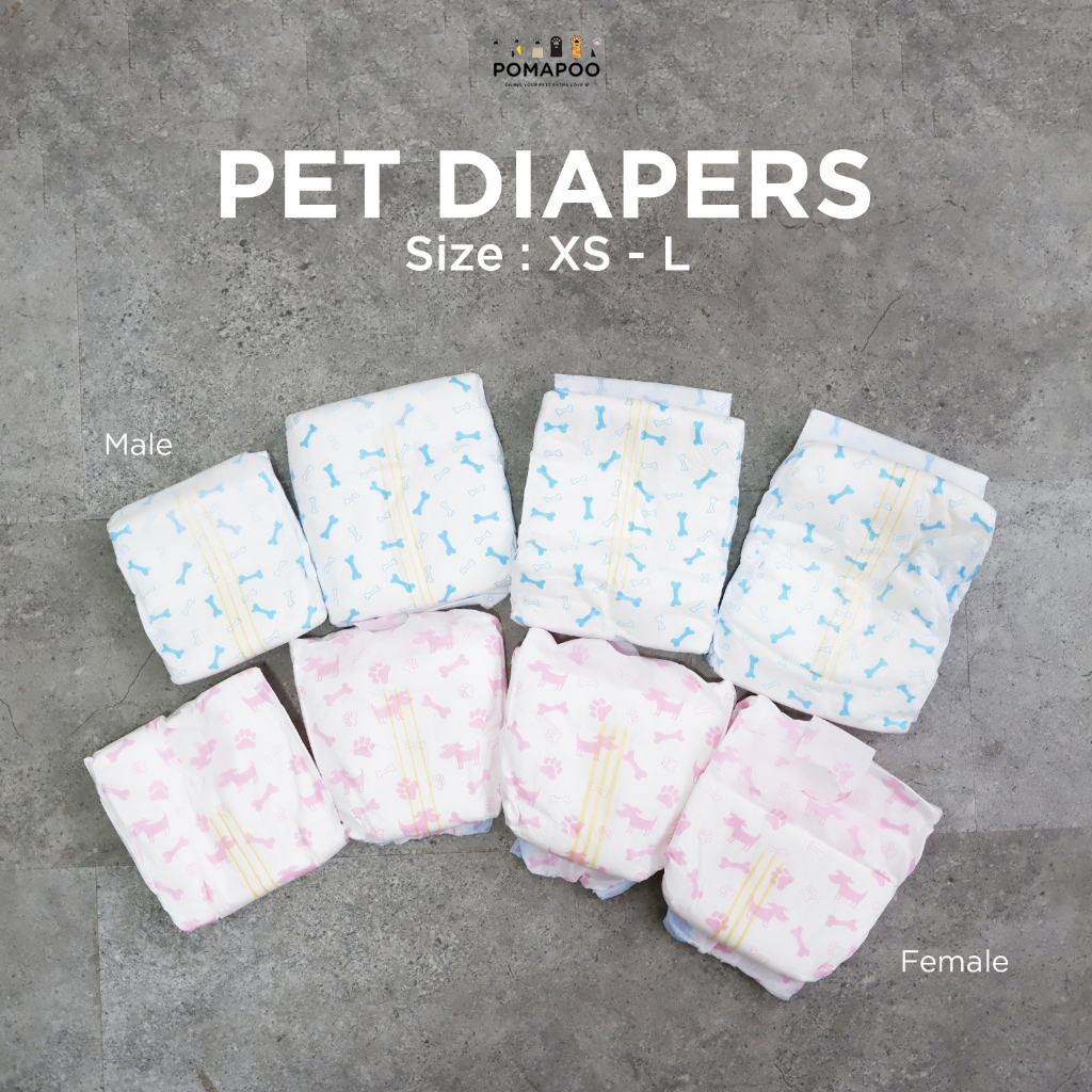 Pomapoo Diapers For Cats And Dogs Male And Female Shopee Malaysia