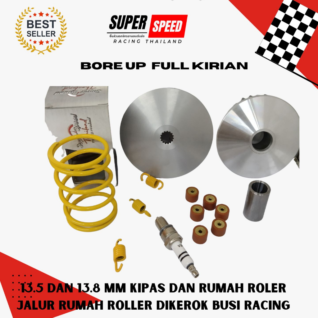 Full CVT Package Mio Smile Specs Increase Nmax, Mio J, Mio M3