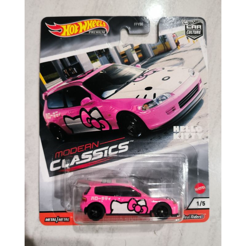 Hotwheels Premium Modern Classics Honda Civic EG Hello Kitty | Shopee ...