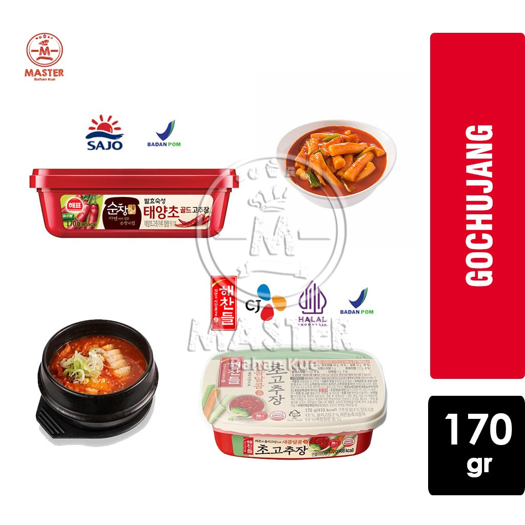 Sajo Gochujang Hot Pepper Paste/CJ Haechandle Korean Chili Paste Halal