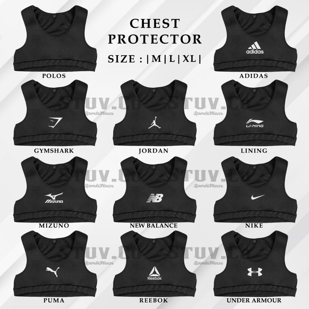 Vest FOOTBALL CHEST PROTECTOR CHEST PROTECTOR SPORT BRA Men Women