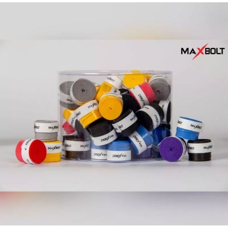 Original TACKY GRIPPY MAXBOLT RACKET RUBBER GRIP | Shopee Malaysia
