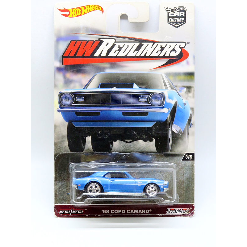 Hot Wheels '68 Copo Camaro - HW Redliners Blue | Shopee Malaysia