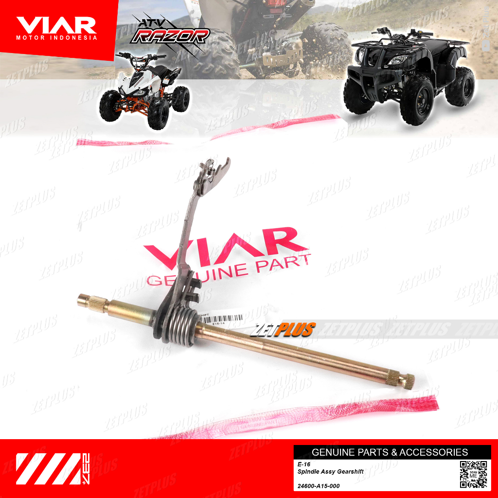 Razor ATV GEAR SUPPLY /spindle Assy gearshift/perseling viar original ...