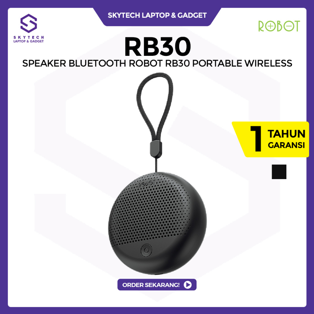 Bluetooth SPEAKER ROBOT RB30 PORTABLE TWS WIRELESS ORIGINAL Official ...