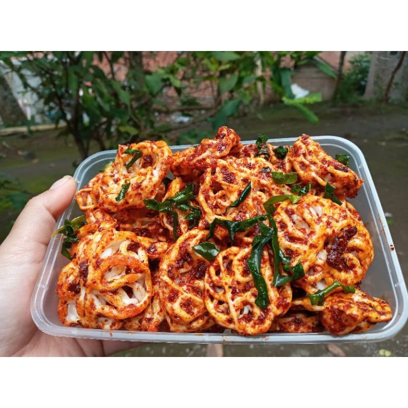 Snack Crackers RAFAEL Spicy Crackers Orange Leaves 200 Grams Of Snacks ...
