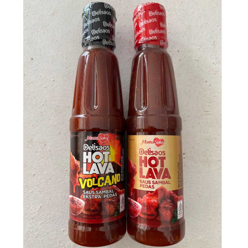 Mamasuka Liquidsos Hot Lava Volcano Sauce Halal 130ml Frozen Food ...