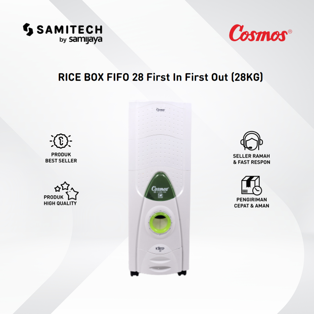RICE STORAGE PLACE - RICE BOX COSMOS FIFO 28KG | Shopee Malaysia