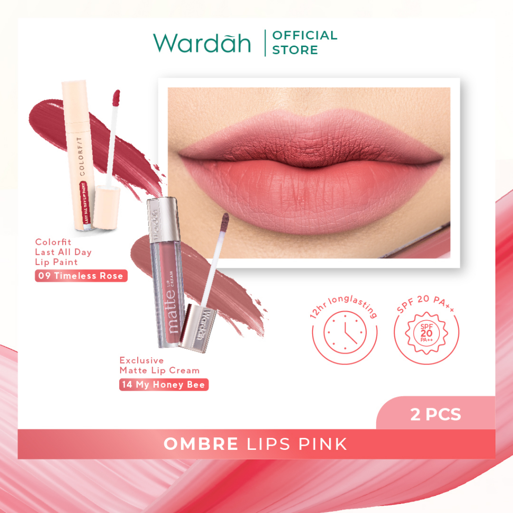 Wardah Colorfit Last All Day Lip Paint Wardah Exclusive Matte Lip