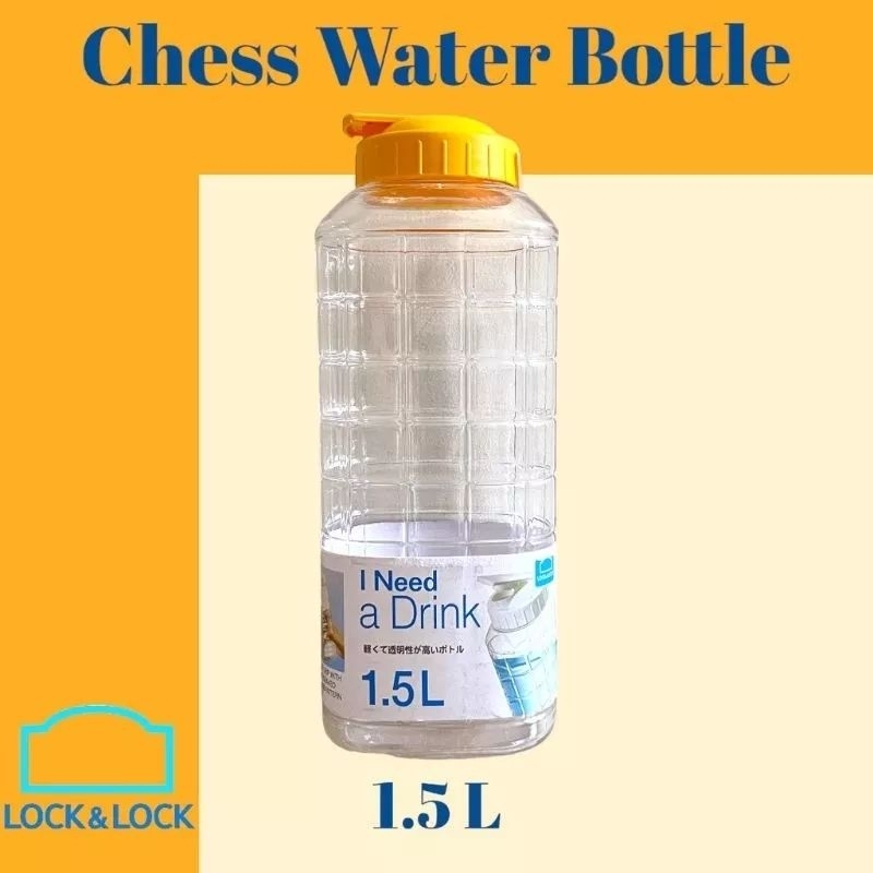 Locknlock Drinking Water Bottle 1.5L Chess Water Bottle Lock & Lock 1.5