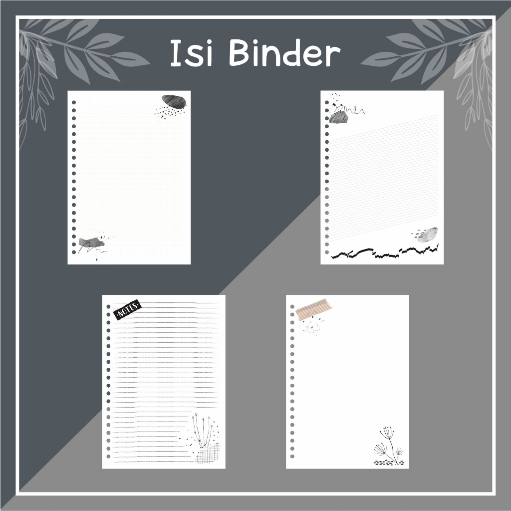 [PART 4] 10PCS Binder Contents A5 & B5 Daily Planner / To Do List ...