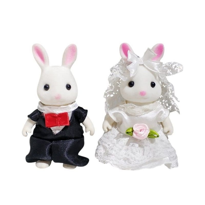 Premium wedding rabbit doll, sangjit bridal doll, couple rabbit doll ...