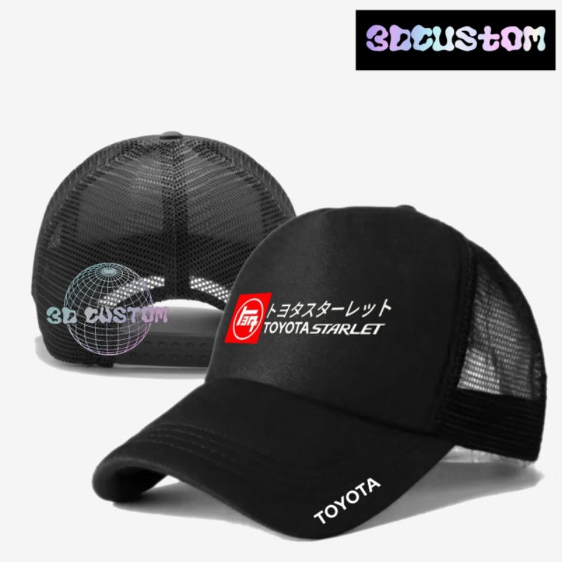 TOYOTA JAPAN CAR TRUCKER NET HAT TOYOTA STARLET JAPANESE COOL NET ...