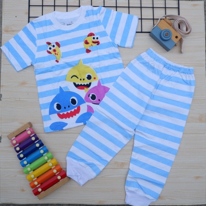 Baby SHARK Pajamas PREMIUM Shopee Malaysia