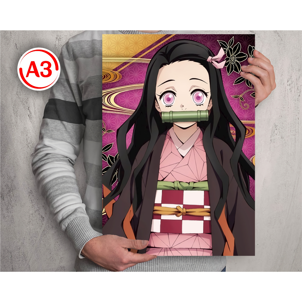 Poster Collection A3 Anime Kimetsu No Yaiba/Demon Slayer B - Tanjirou ...