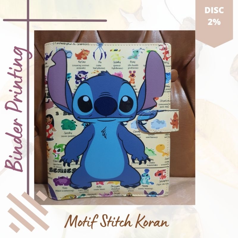 Binder Printing stitch motif, Synthetic Leather A5(20r) B5(26r ...